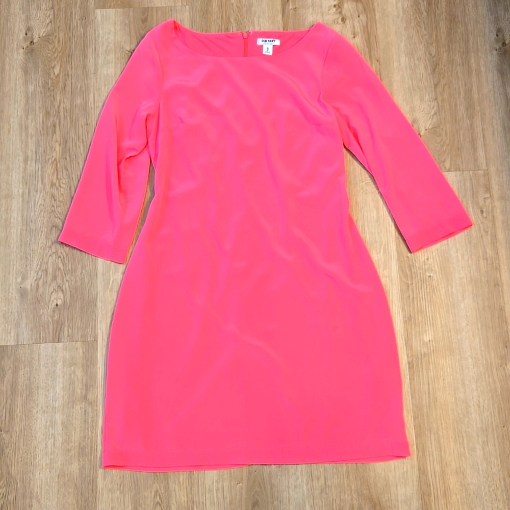 Hot pink dress